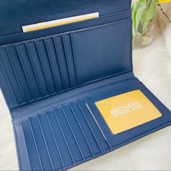 Michael Kors Bags Michael Kors Large Trifold Wallet Admiral Blue